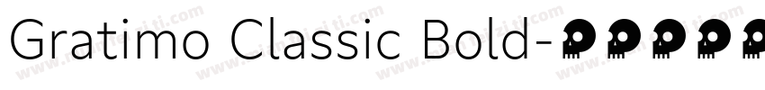 Gratimo Classic Bold字体转换